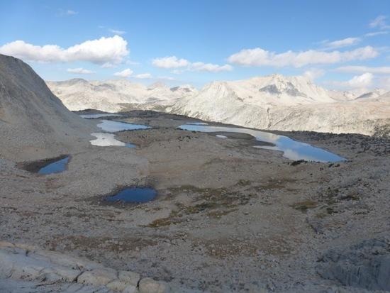 Great views of Puppet Lake from Puppet Pass