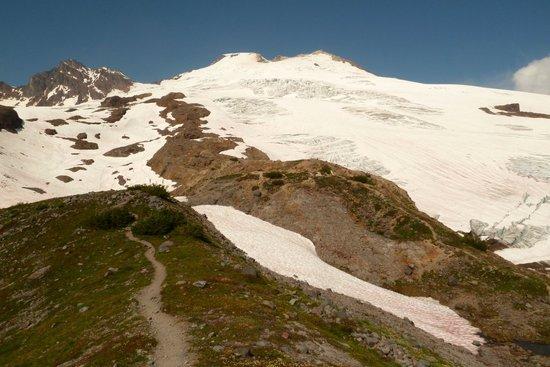 Toward climber's camp