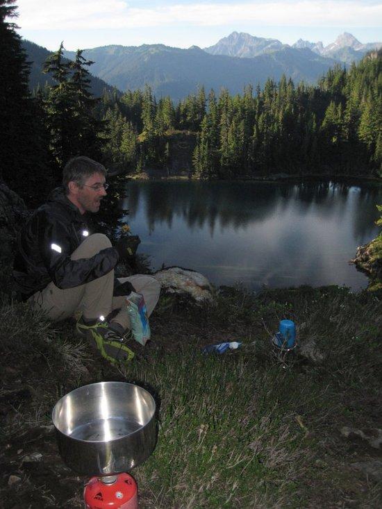 Dinner at Hayes Lake