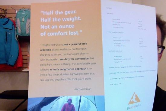 Enlightened Gear vision statement (now the Sierra Designs vision statement)