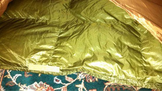 Inside of quilt