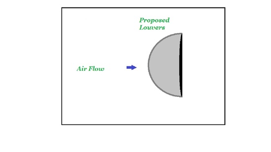 Proposed louver idea drawing