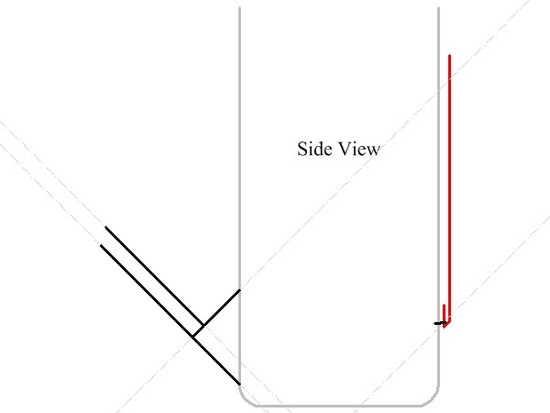 side view pack illustration