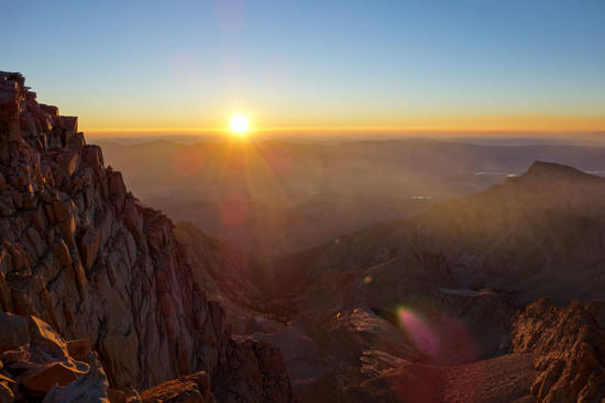 Sunrise from Mt. Whitney