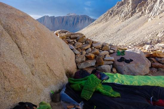 Our final camp high above the Arctic Lake outlet
