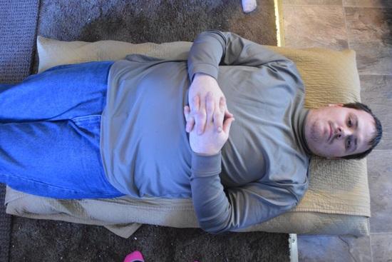 Me on the mattress