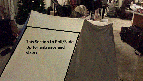Front of Tent