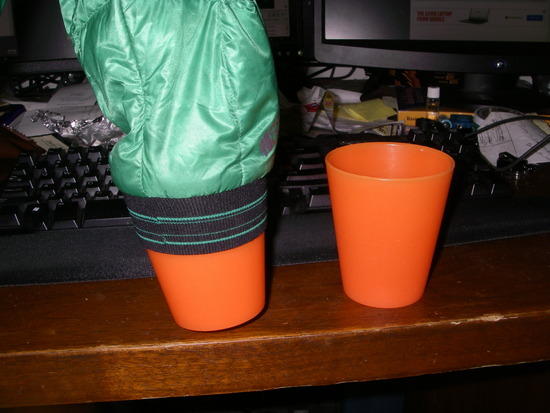Hadron with cup
