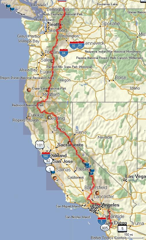 PCT _ GPX trail and map coverage