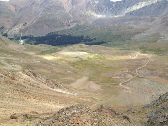 Looking Down from French Saddle