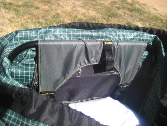 frame attachment and bladder hang loop