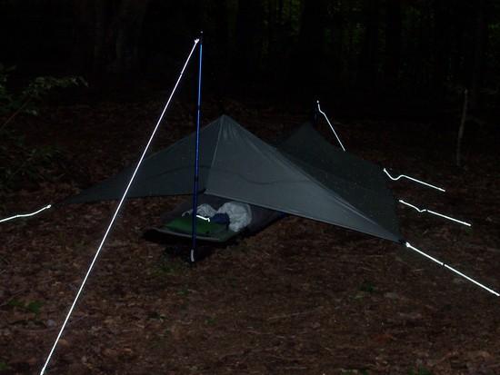 Shaped tarp