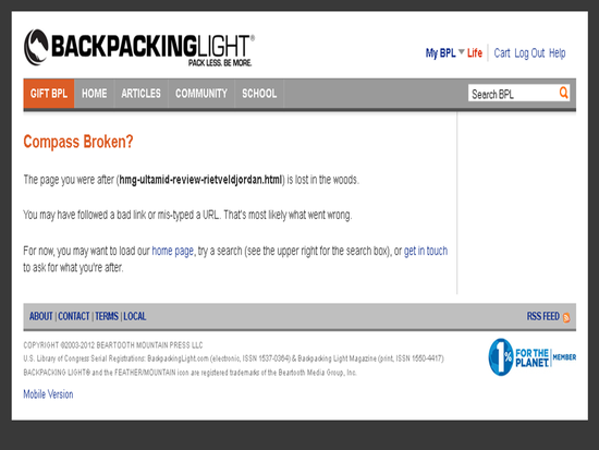 broken link