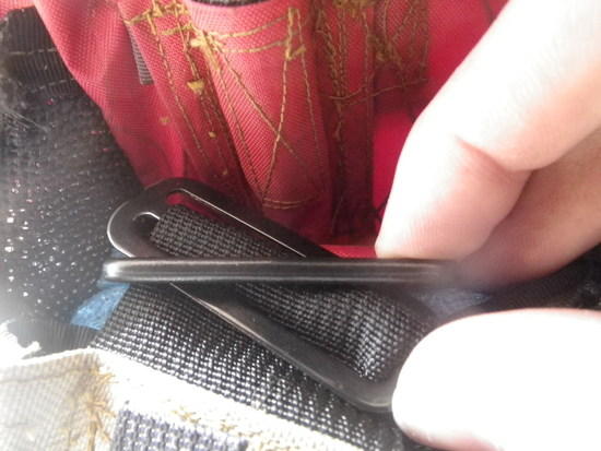 Shoulder strap attachment