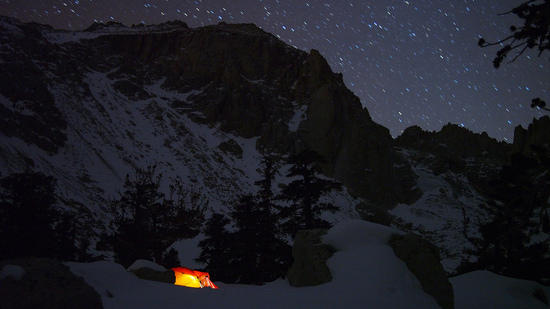 Mitch Chesney Mountaineer's Route Mount Whitney in Winter