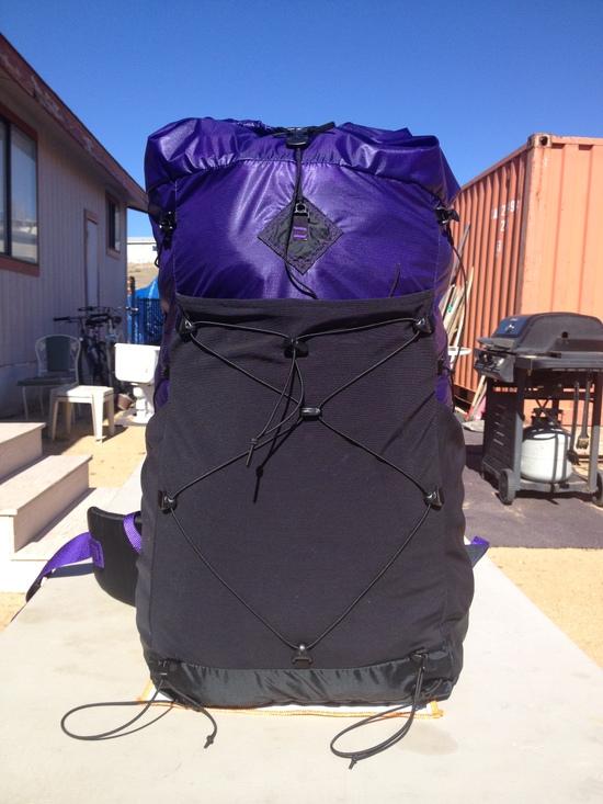 Front of the purple girl