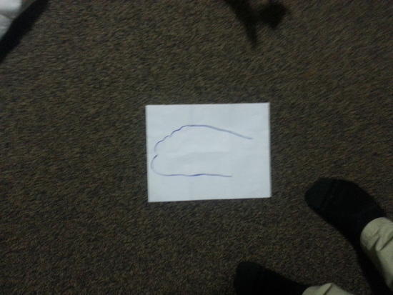 my foot