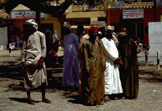 Omani goat herders