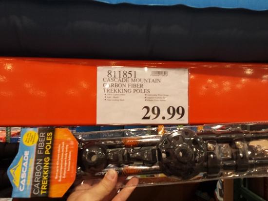 Costco Cascade Mountain Carbon Fiber Trekking Poles