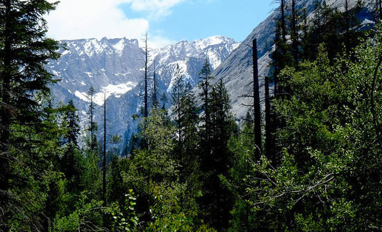 Looking up at West Vidette I think