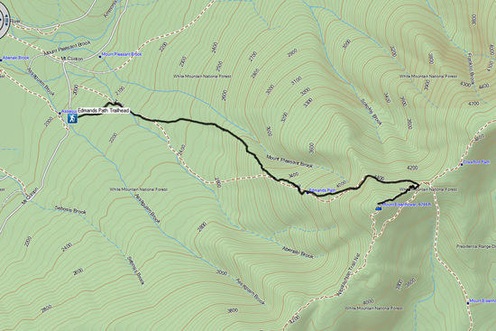 Garmin 24K topo - Mt Eisenhower hike