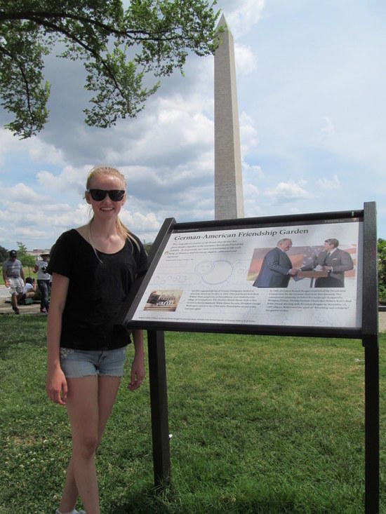 German-American Friendship Garden on National Mall in Washington