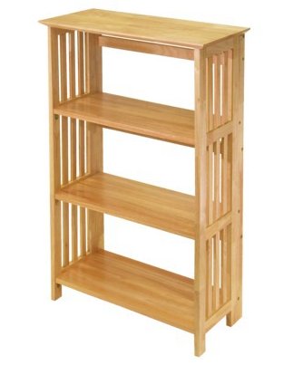 Folding bookshelf