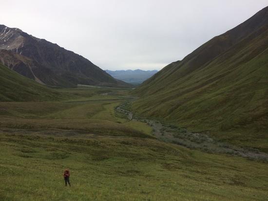 Climbing out of Trail Creek