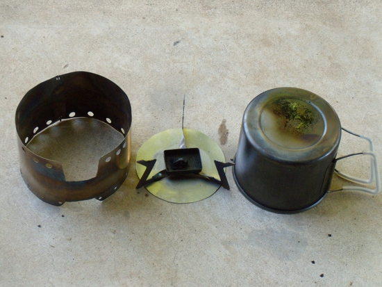 550 pot with wing stove
