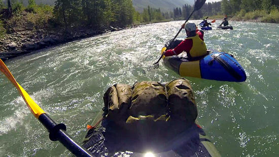 Packrafting the Flathead North Fork