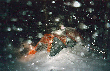 snow tent