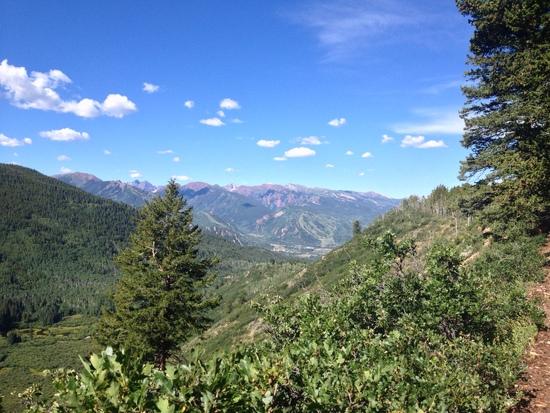 That's Aspen in the background