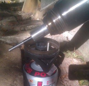 heating up water