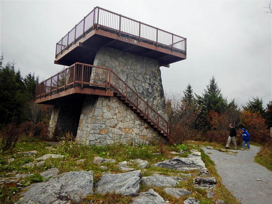 observation tower at Spruce Knob summit