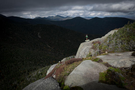 View from lookout on the way up Gothics