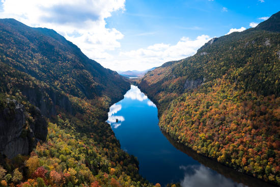View from Indian Head overlooking Lower Ausable Lake