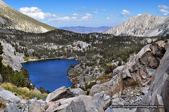 Fifth Lake of Big Pine Lakes basin, John Muir Wilderness