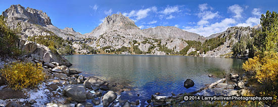 Fifth Lake of Big Pine Lakes basin, John Muir Wilderness