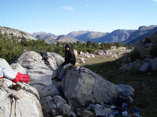 Kuna Lake east to Mt. Dana