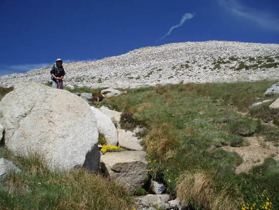 On the way to the pass