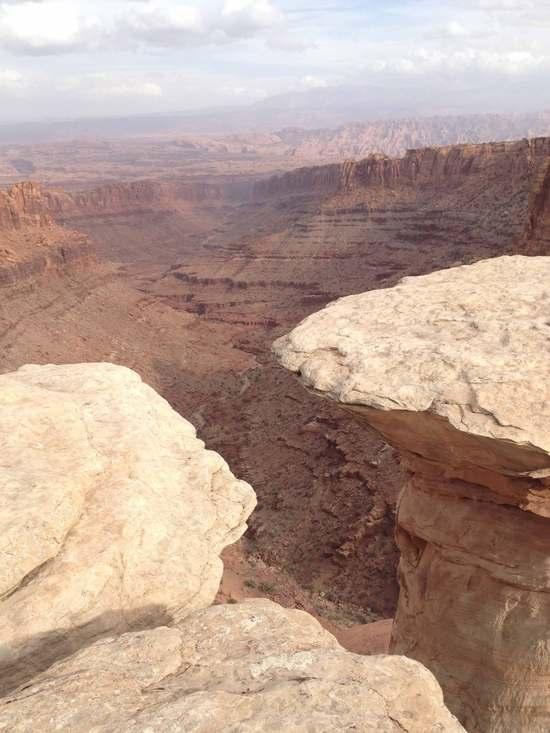 way down