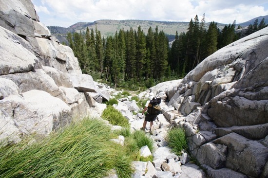 Garnet outlet to towards the Low Trail