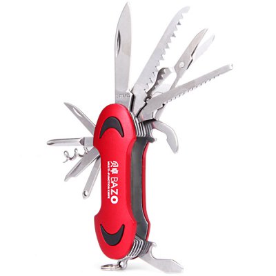 Cool BAZO5611 Multi-function Pocket Folding Knife with Corkscrew Scissors