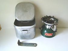 Coleman 502 Stove & Pot