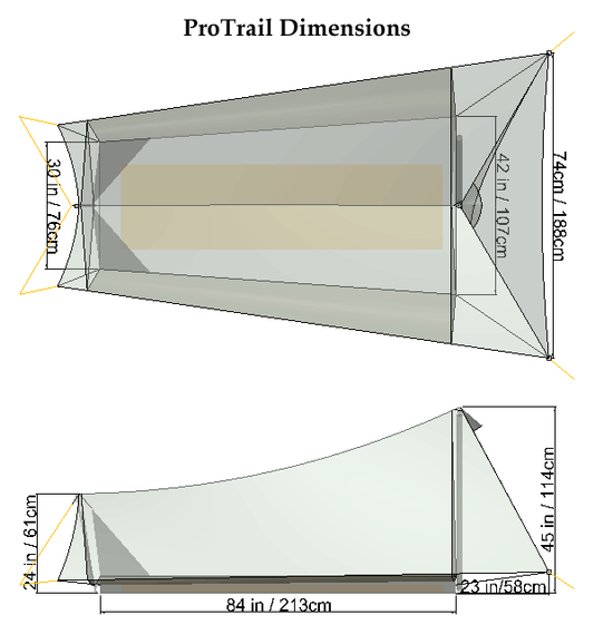 Pro Trail dimensions
