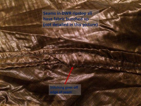 Another example of BPWD seam quality