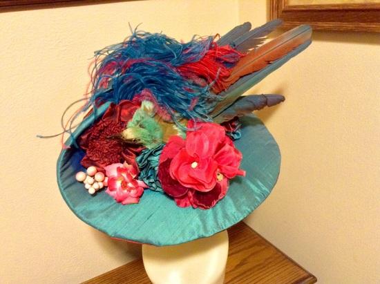 Turquoise hat