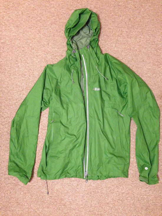 FS: Rab Atmos (L) and Kinetic (L) Rain Jackets (long arms