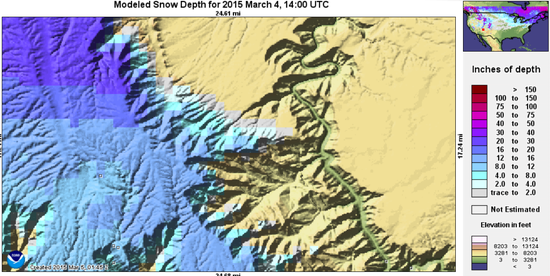 snow kaibab