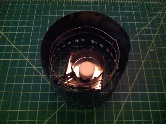 Baking stove windscreen set up